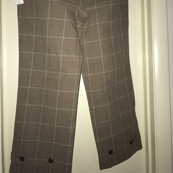 Brown and tan Polo Capri pants. - Picture 2 of 6